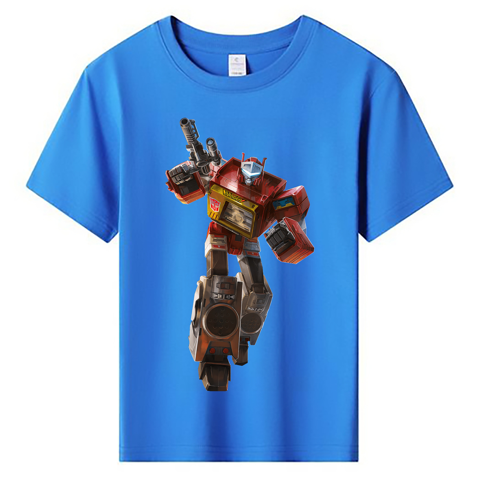 （画像用） Transformers トランスフォーマー 綿100％キッズTシャツ（フロントプリント）